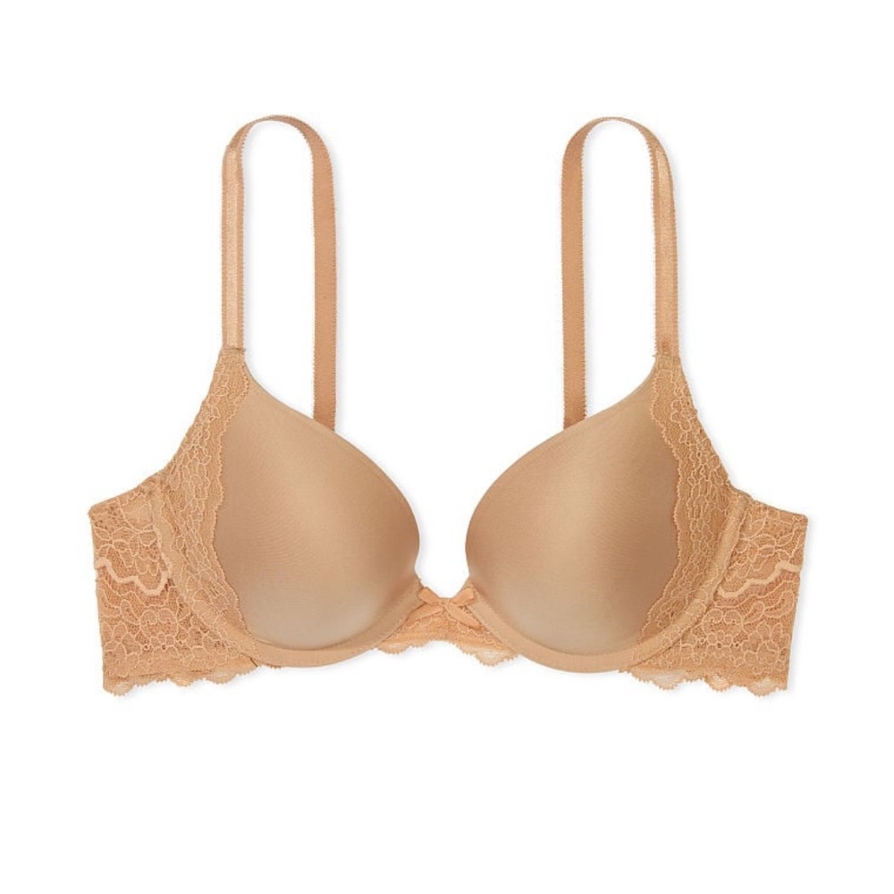 Victoria’s Secret Dream Angels push up bra smooth with lace 32DDD 32 DDD 32F